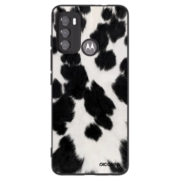 Picasee silikonski črni ovitek za Motorola Moto G60 - Black Moo