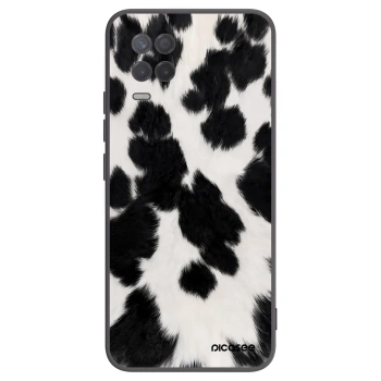 Picasee silikonski črni ovitek za Realme 8 5G - Black Moo