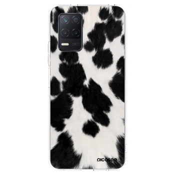 Picasee silikonski prozorni ovitek za Realme 8 5G - Black Moo