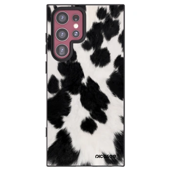 Picasee silikonski črni ovitek za Samsung Galaxy S22 Ultra 5G - Black Moo