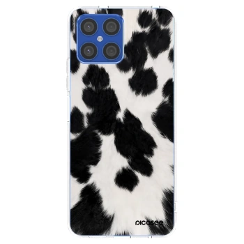 Picasee silikonski prozorni ovitek za Honor X8 4G - Black Moo