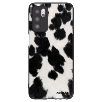 Picasee silikonski črni ovitek za OPPO A16s - Black Moo