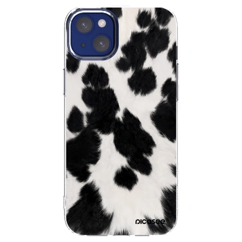 Picasee silikonski prozorni ovitek za Apple iPhone 14 Plus - Black Moo