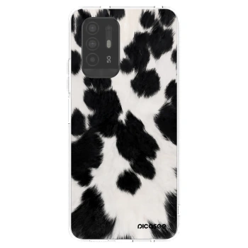 Picasee silikonski prozorni ovitek za OPPO A94 5G - Black Moo