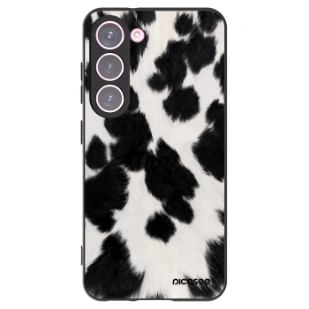 Picasee silikonski črni ovitek za Samsung Galaxy S23 5G - Black Moo