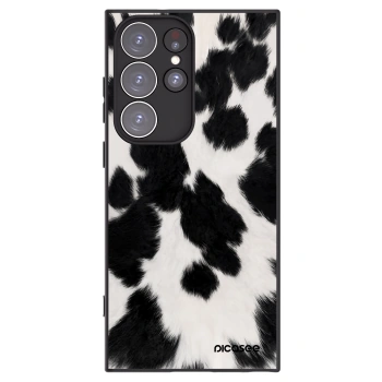 Picasee silikonski črni ovitek za Samsung Galaxy S23 Ultra 5G - Black Moo