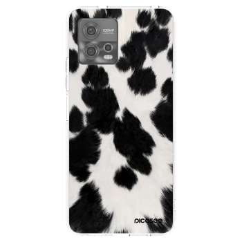 Picasee silikonski prozorni ovitek za Motorola Moto G72 - Black Moo
