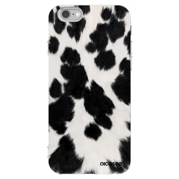 Picasee silikonski prozorni ovitek za Apple iPhone 6/6S - Black Moo