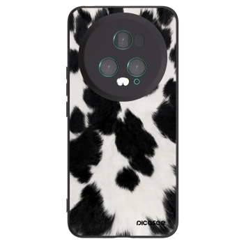 Picasee silikonski črni ovitek za Honor Magic5 Pro - Black Moo