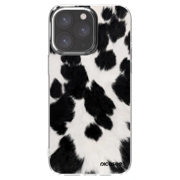 Picasee silikonski prozorni ovitek za Apple iPhone 15 Pro Max - Black Moo