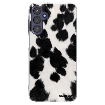 Picasee silikonski prozorni ovitek za Samsung Galaxy A15 A155F 4G - Black Moo