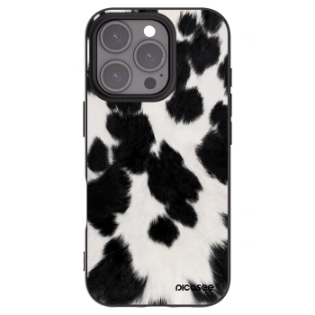 Picasee silikonski črni ovitek za Apple iPhone 16 Pro - Black Moo