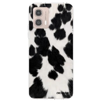 Picasee silikonski prozorni ovitek za Motorola Moto G53 5G - Black Moo
