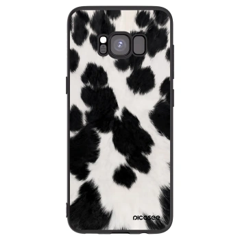 Picasee silikonski črni ovitek za Samsung Galaxy S8 G950F - Black Moo