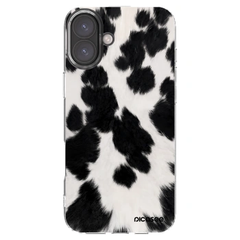 Picasee silikonski prozorni ovitek za Apple iPhone 16 Plus - Black Moo