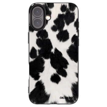 Picasee silikonski črni ovitek za Apple iPhone 16 Plus - Black Moo