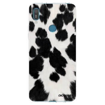 Picasee silikonski prozorni ovitek za Huawei Y7 2019 - Black Moo