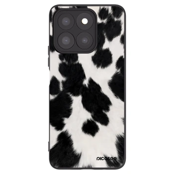 Picasee silikonski črni ovitek za Honor X8c - Black Moo