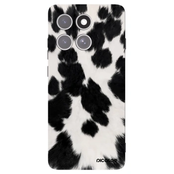 Picasee silikonski črni ovitek za Motorola Edge 60 Pro - Black Moo