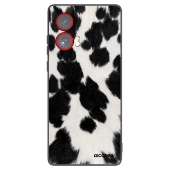 Picasee silikonski črni ovitek za Motorola Edge 50 Fusion - Black Moo