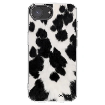 Picasee silikonski prozorni ovitek za Apple iPhone 17e - Black Moo