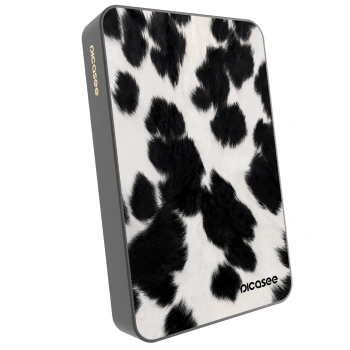 Picasee Prenosna baterija z MagSafe 10 000 mAh Siva - Black Moo