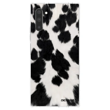 Picasee silikonski prozorni ovitek za Samsung Galaxy Note 10 N970F - Black Moo