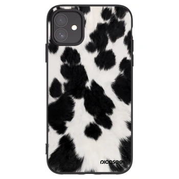 Picasee silikonski črni ovitek za Apple iPhone 11 - Black Moo