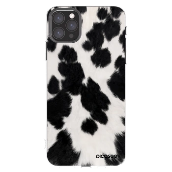 Picasee silikonski prozorni ovitek za Apple iPhone 11 Pro Max - Black Moo