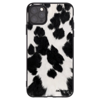 Picasee silikonski črni ovitek za Apple iPhone 11 Pro Max - Black Moo