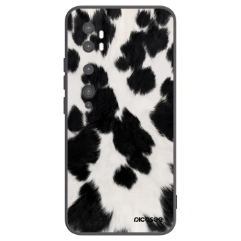 Picasee silikonski črni ovitek za Xiaomi Mi Note 10 (Pro) - Black Moo