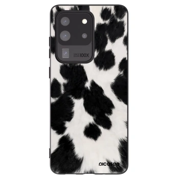 Picasee silikonski črni ovitek za Samsung Galaxy S20 Ultra 5G G988F - Black Moo