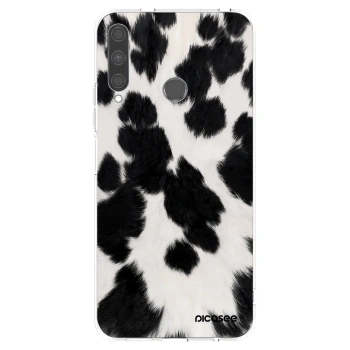 Picasee silikonski prozorni ovitek za Huawei P40 Lite E - Black Moo