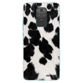 Picasee silikonski črni ovitek za Xiaomi Redmi Note 9 - Black Moo