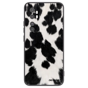 Picasee silikonski črni ovitek za Xiaomi Mi Note 10 Lite - Black Moo