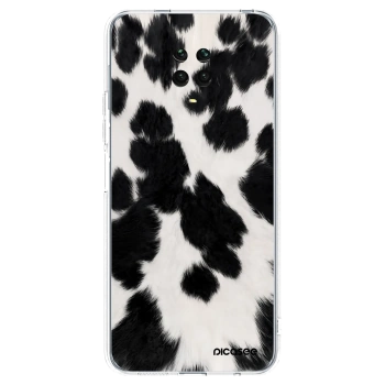 Picasee silikonski prozorni ovitek za Xiaomi Redmi Note 9S - Black Moo
