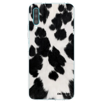 Picasee silikonski prozorni ovitek za Samsung Galaxy A30s A307F - Black Moo
