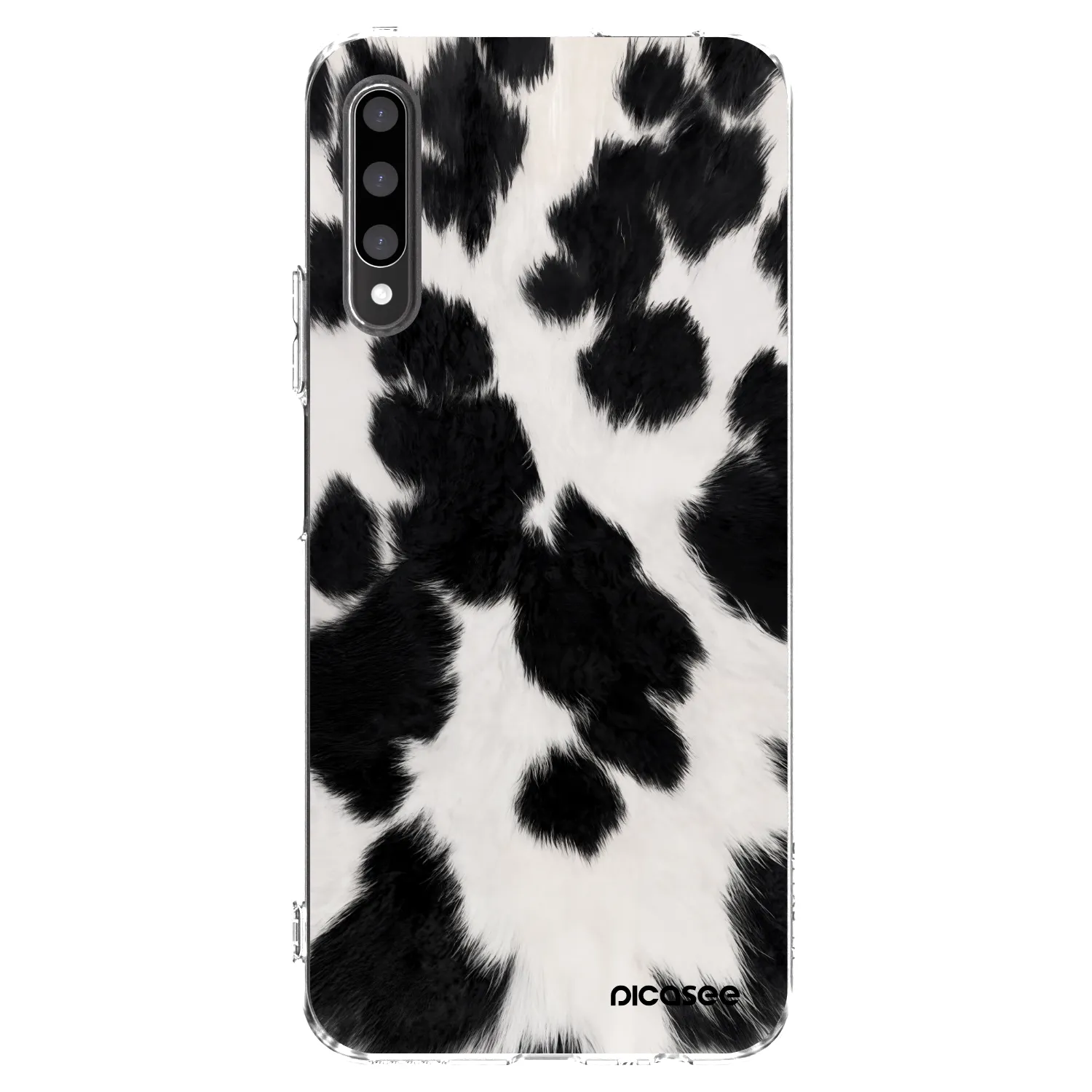 Picasee silikonski prozorni ovitek za Honor 9X Pro - Black Moo
