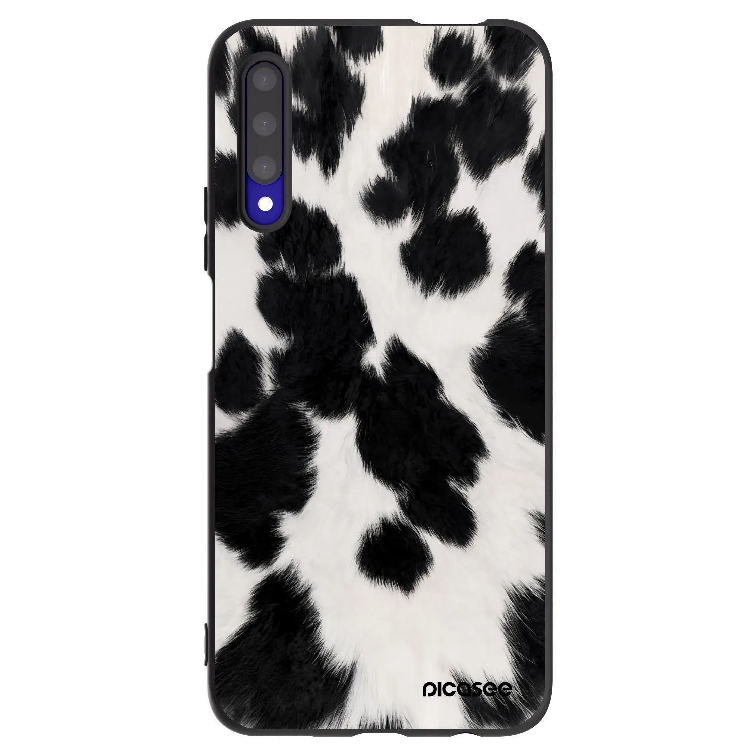 Picasee silikonski črni ovitek za Honor 9X Pro - Black Moo