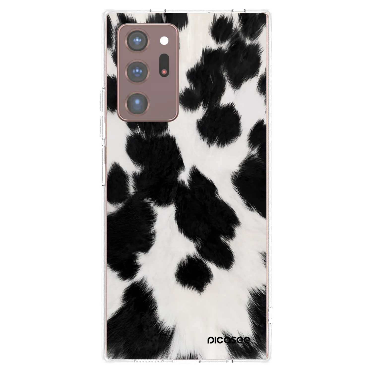 Picasee silikonski prozorni ovitek za Samsung Galaxy Note 20 Ultra - Black Moo