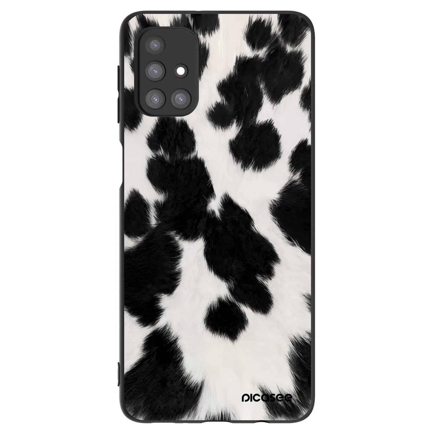 Picasee silikonski črni ovitek za Samsung Galaxy M31s - Black Moo