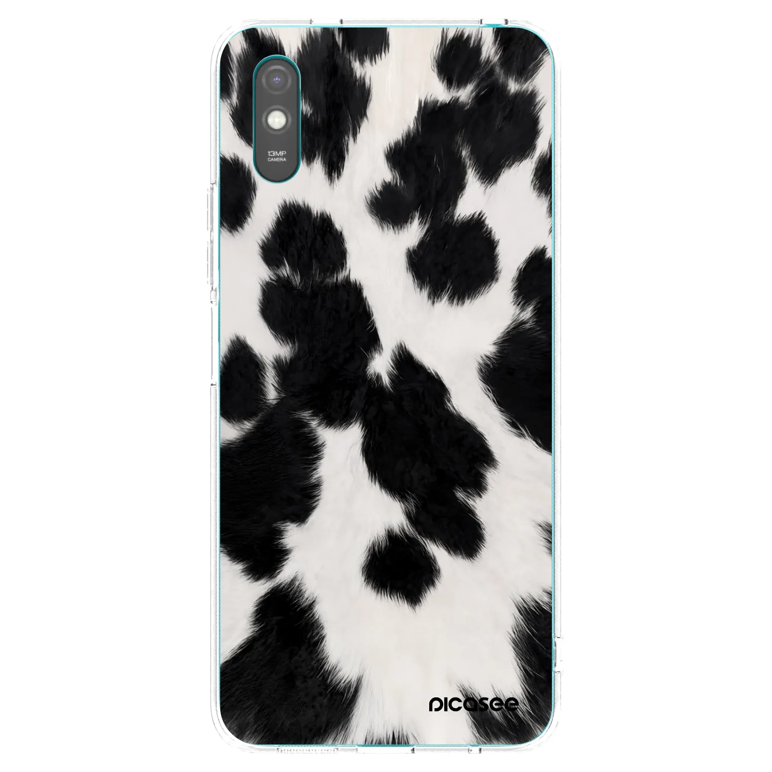 Picasee silikonski prozorni ovitek za Xiaomi Redmi 9A - Black Moo