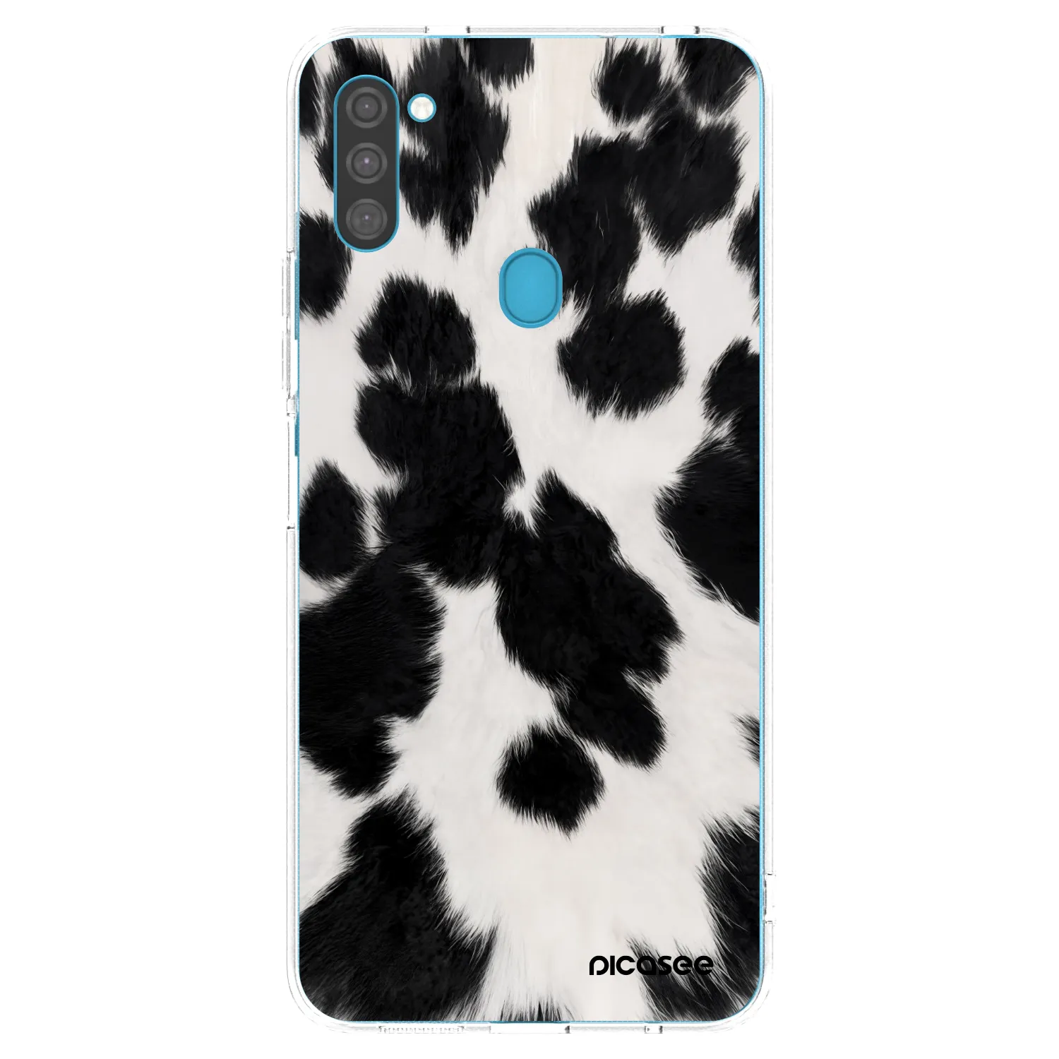 Picasee silikonski prozorni ovitek za Samsung Galaxy M11 - Black Moo