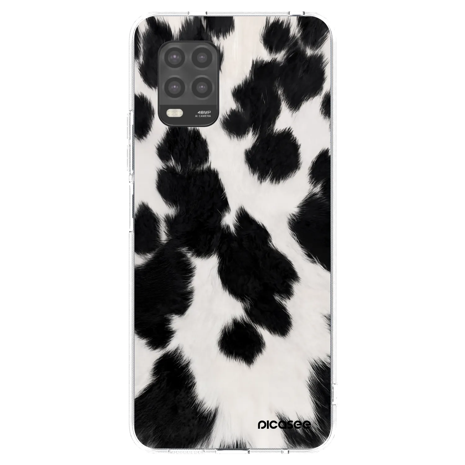 Picasee silikonski prozorni ovitek za Xiaomi Mi 10 Lite - Black Moo