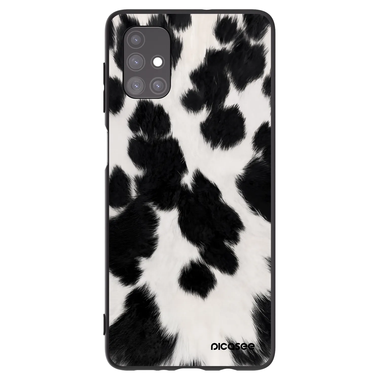 Picasee silikonski črni ovitek za Samsung Galaxy M51 M515F - Black Moo