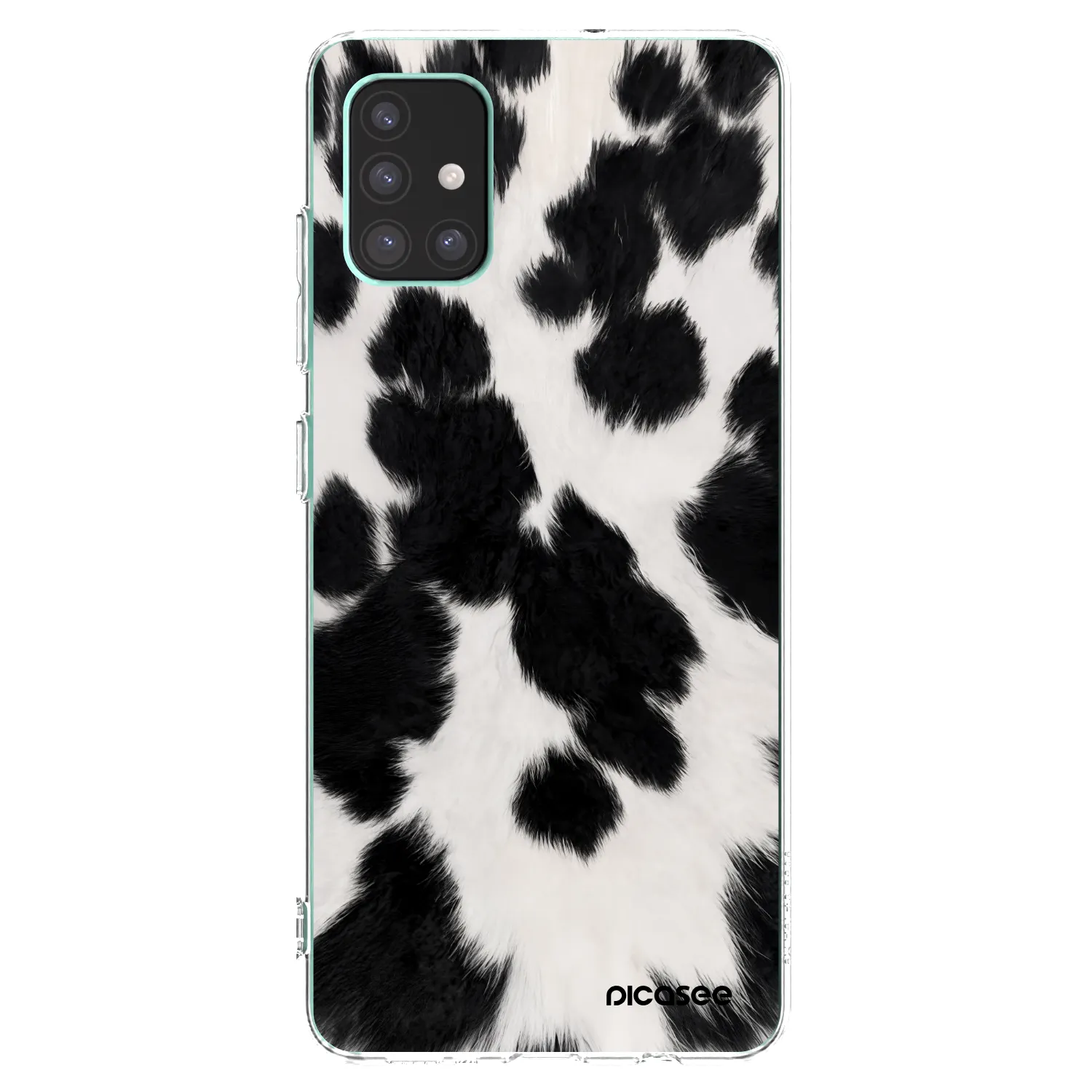 Picasee silikonski prozorni ovitek za Samsung Galaxy M51 M515F - Black Moo