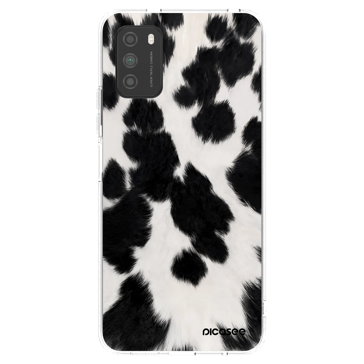 Picasee silikonski prozorni ovitek za Xiaomi Poco M3 - Black Moo