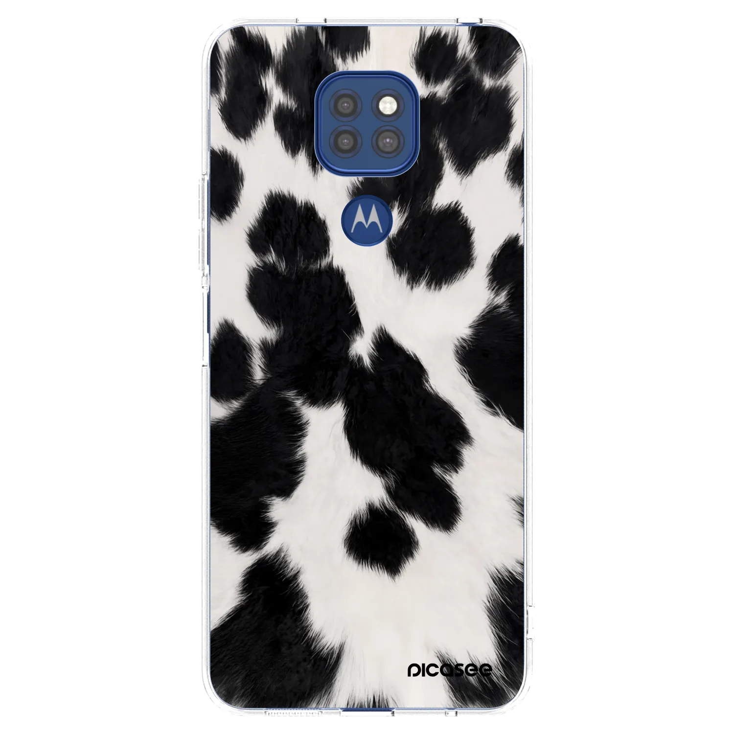 Picasee silikonski prozorni ovitek za Motorola Moto G9 Play - Black Moo