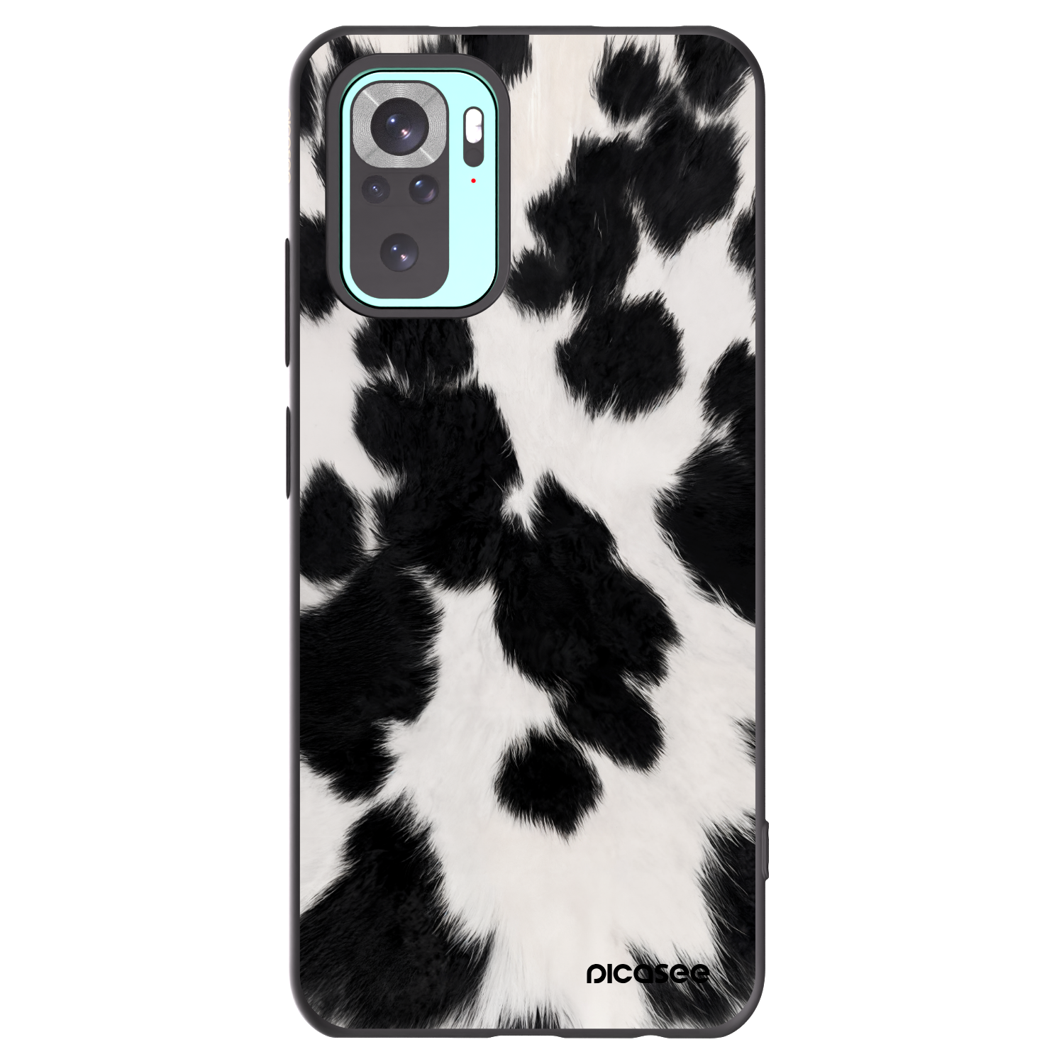 Picasee silikonski črni ovitek za Xiaomi Redmi Note 10 Pro - Black Moo