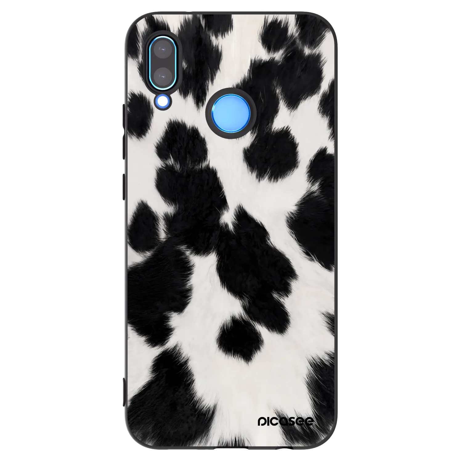 Picasee silikonski črni ovitek za Huawei P20 Lite - Black Moo